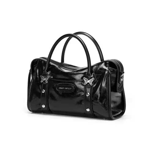 JELLYTOYBOY Коровья кожа Звезда Бабочка Сумка Сумка на плечо Сумка Средний Женские Черный розовый Белый