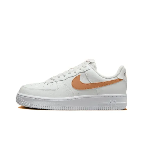Nike Air FORCE 1 Low Устойчивые к истиранию Низкие Легкие Кроссовки для скейтбординга Женские Белые