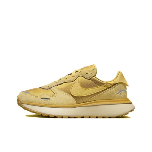 Nike Phoenix Waffle Casual Low Top Yellow Women's