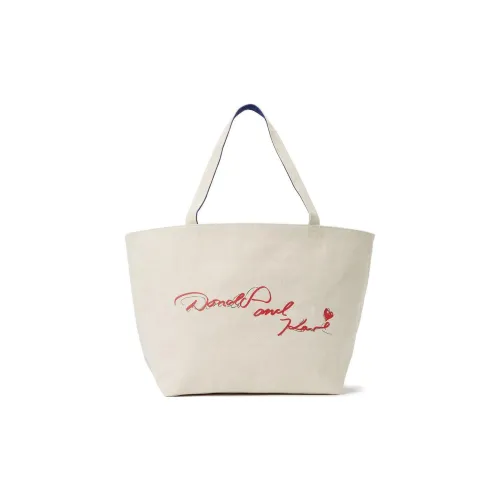 KARL LAGERFELD Disney Коллаборация Переработанный хлопок Тоут Сумка Сумка для покупок Сумка Женская Белый Синий