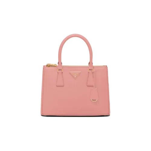 PRADA Galleria Killer Bag Кожа Сумка Средний Женский Лепесток Розовый