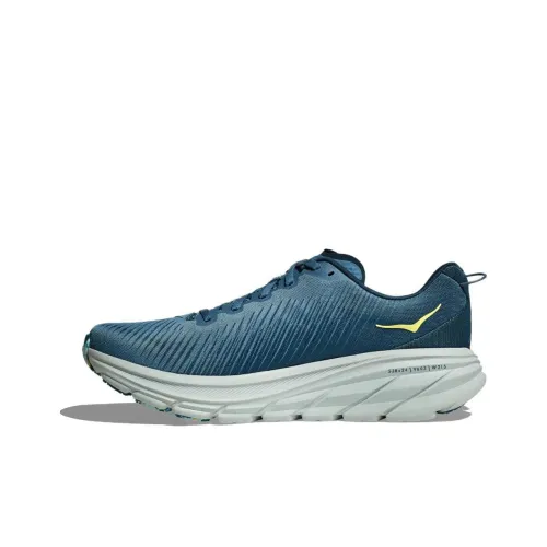 HOKA ONE ONE Rincon 3 Устойчивые к истиранию Низкие Беговые кроссовки Мужские Темно-синие