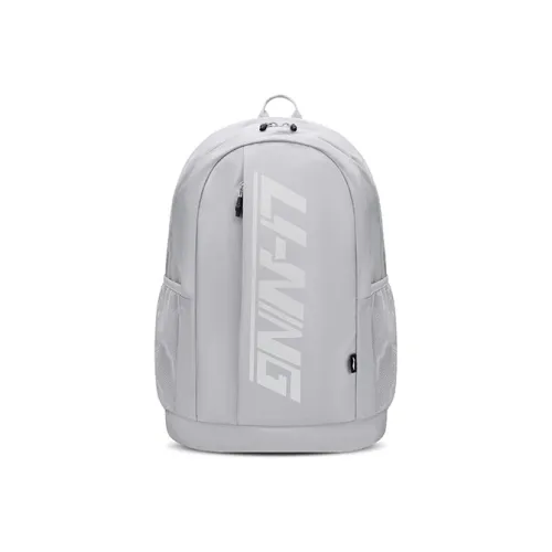 LINING Полиэстер Рюкзак Стандартный Унисекс Серый