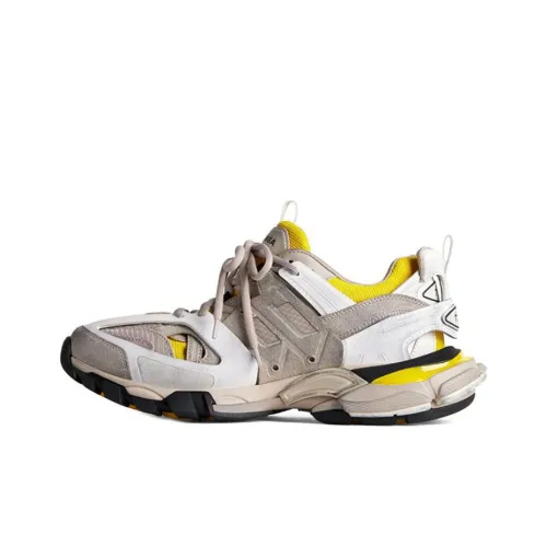 Balenciaga Track Low Top Повседневная обувь Женская Экрю Потертый