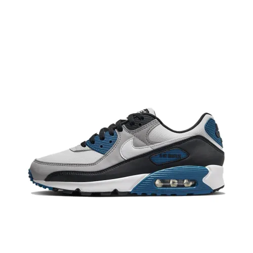 Nike Air Max 90 Casual Low Top Белый Синий Черный Мужской