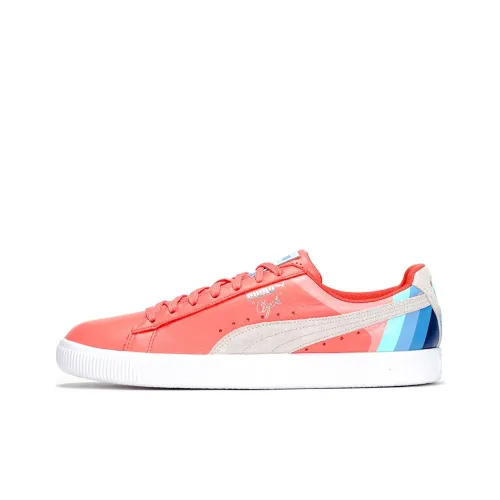 PUMA Clyde Коллекция Низкие Кроссовки для Скейтбординга Унисекс Розовые