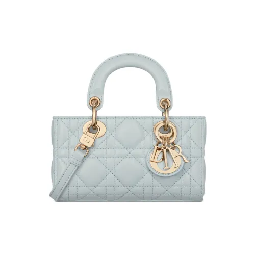 DIOR LADY D Joy Sheepskin Сумка Lady Dior Сумка через плечо Сумка Extra Mini Женская Lake Синий