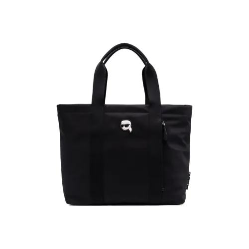 Karl Lagerfeld Переработанный полиамид Тоут Сумка Сумка для покупок Сумка Женская Черная