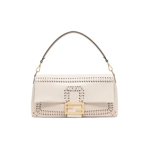 FENDI Baguette Овечья шкура Сумка Сумка через плечо Большая Женская Camellia Многоцветная