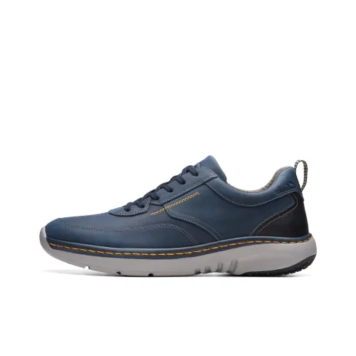 Clarks Artisan Collection Устойчивый к истиранию Дышащий Низкий Топ Casual Мужской Морской Синий