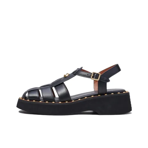 COACH Римские сандалии Женские Черные