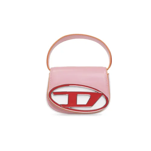 DIESEL Кожа Портативный Crossbody Сумка Сумка через плечо Женская Розовая