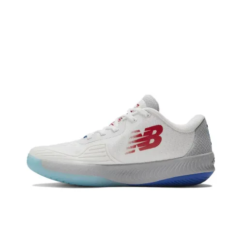 New Balance FuelCell 996v5 Устойчивые к истиранию Низкие Кроссовки для тенниса Мужские Серый Белый