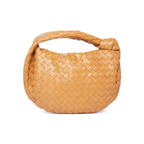 Bottega Veneta Jodie Кожа Одно Плечо Сумка Женская Коричневая