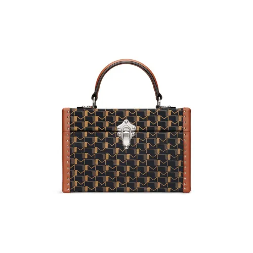 Moynat Холст 1920 Коллекция с Телячьей Кожей Сумка через плечо Сумка Женская Коричневый