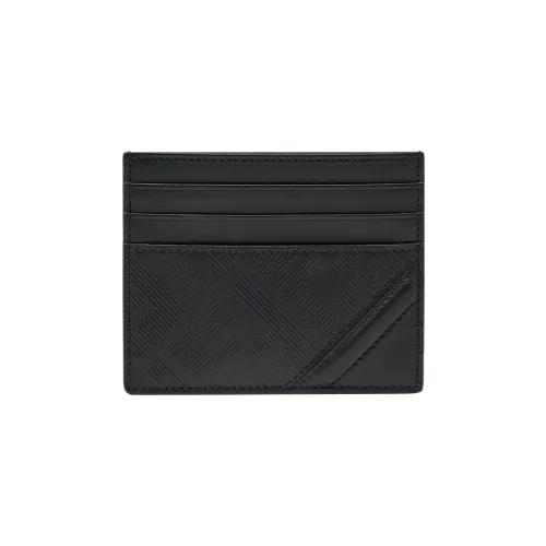 FENDI Men's Calfskin Card Holder Black