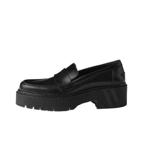 HERMES Hitch Лоферы Женские Черные