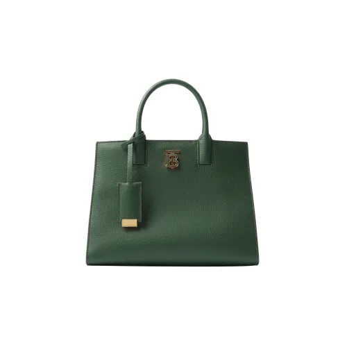Burberry Frances Телячья кожа Тоут Сумка Сумка для покупок Сумка Мини Женская Лоза Зеленая