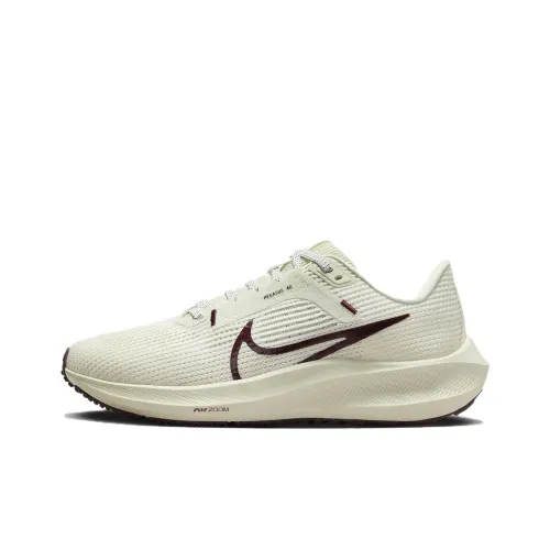 Nike Air Zoom Pegasus 40 Амортизаторы Slip-resistant Низкий топ Марафон Беговые кроссовки Женские Sea Стекло