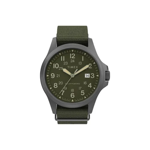 TIMEX Expedition Series Мужские часы Кварцевый механизм Без ремешка 41 мм Зеленый циферблат