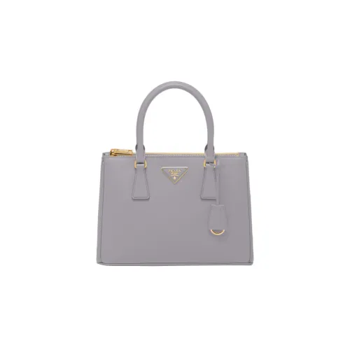 PRADA Galleria Killer Bag Сумка через плечо из кожи сумка среднего размера женская фиолетово-серая