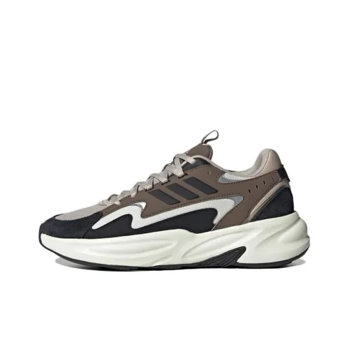 Adidas Neo Ozelle Беговые кроссовки Низкий топ Коричневый Черный Унисекс