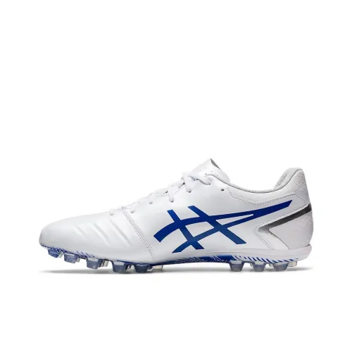 Asics DS LIGHT Series AG Искусственная трава Искусственный шипы Футбольные бутсы Унисекс Белый Синий