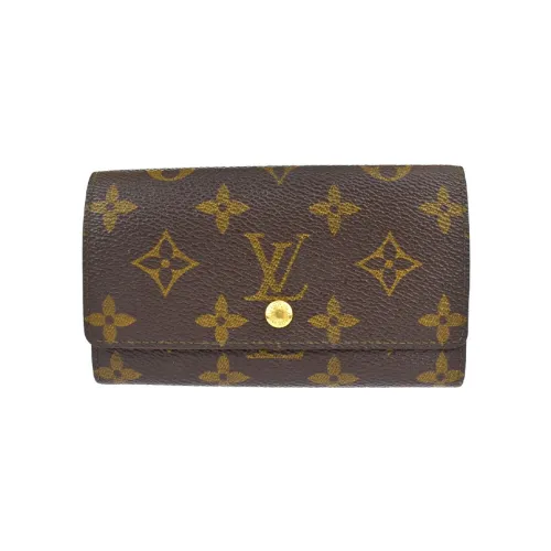 LOUIS VUITTON Кожа Кошелек Женские Коричневый