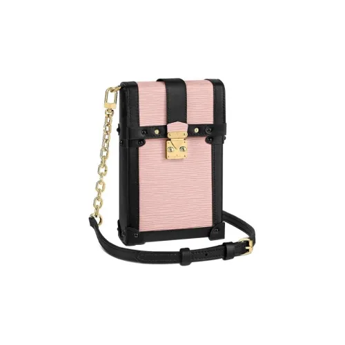 LOUIS VUITTON Trunk Vertical Чехол для телефона из коровьей кожи сумка через плечо стандартная женская розовая