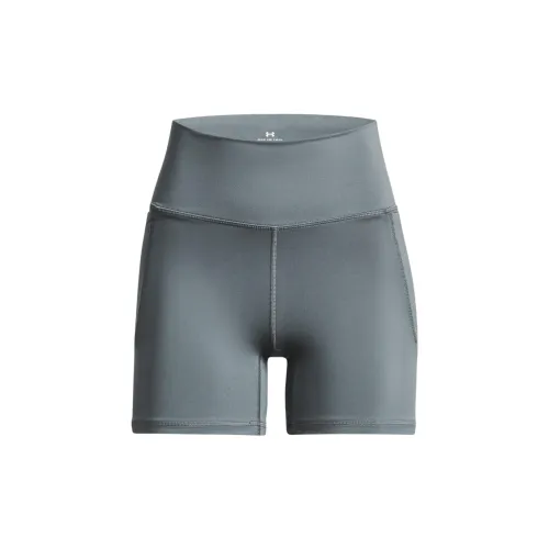 Under Armour Серые Женские Шорты для Йоги
