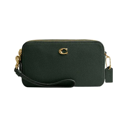 COACH Kira (Красный) Кожа Клатч Сумка через плечо Маленькая Женская Amazon Зеленый