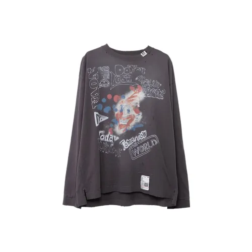 Maison Mihara Yasuhiro Черные Мужские Рубашки