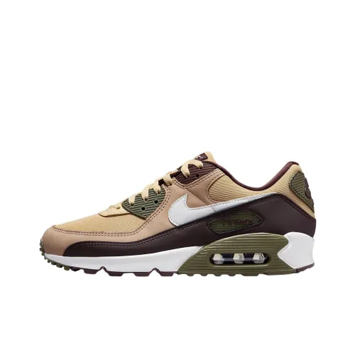 Nike Air Max 90 Low Топ Повседневная обувь Мужская Коричневая