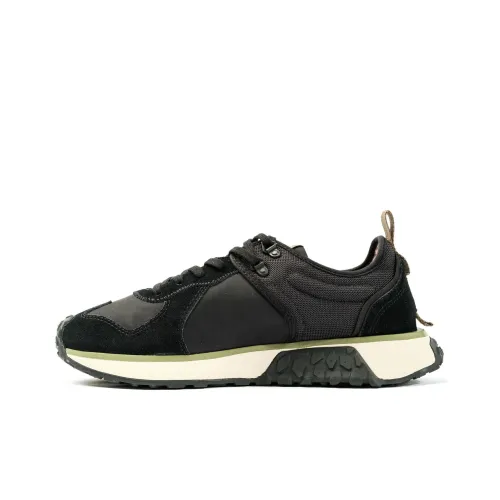 Палладий Troop Runner Амортизаторы Slip-resistant и устойчивые к истиранию Низкий топ Беговые кроссовки Унисекс Черный