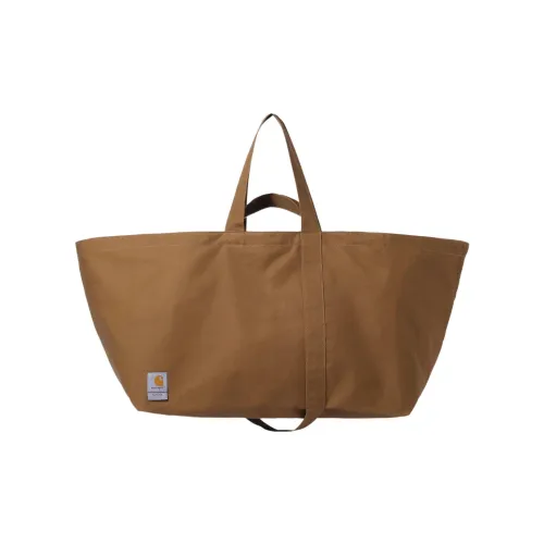 Carhartt WIP Ramidus Коллаборация Хлопок Тоут Сумка Сумка для покупок Сумка на плечо Сумка Экстра-большая Унисекс Коричневый