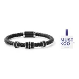 Черный бусина удачи MBR-7049