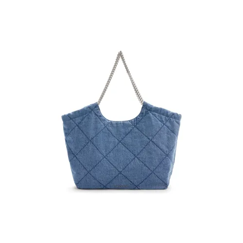 CHARLES KEITH ПУ (полиуретан) Деним Панель Тоут Сумка Сумка для покупок Хобо Сумка Сумка через плечо Экстра-большая Женская Многоцветная