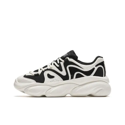 ANTA Meow Обувь Устойчивая к истиранию Низкий Топ Casual Женская Черный Белый