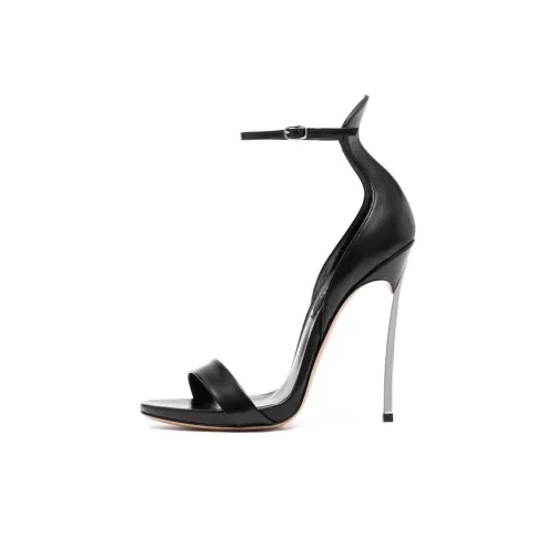 Casadei Cappa Blade One Ремень Сандалии Черные Женские