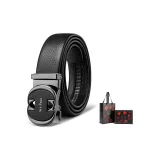 Металлическая пряжка, зернистая кожа личи + премиум-бокс