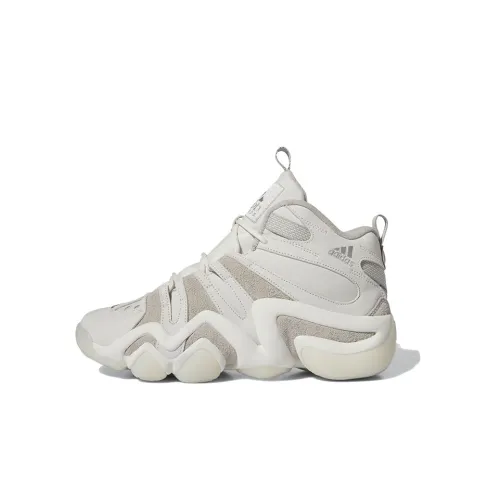 Adidas Crazy 8 Slip-Resistant MID Топ Винтажные Баскетбольные Кроссовки Унисекс Белый