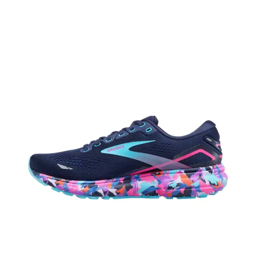 Brooks Ghost 15 Slip-resistant Abrasion-resistant Low Top Беговые кроссовки Женские Темно-синий