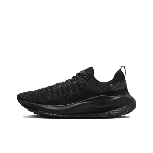 Nike React Infinity Run Flyknit 4 Low Топ Беговые кроссовки Мужской Черный