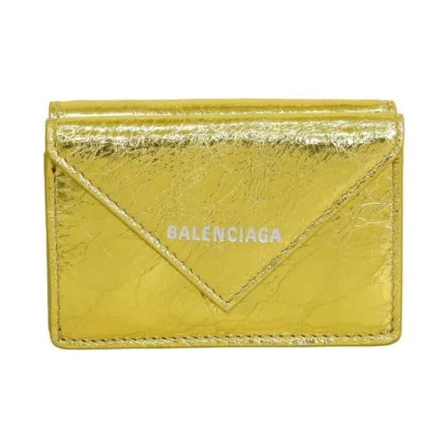 Balenciaga Кожа Кошелек Стандартный Женский Золотой