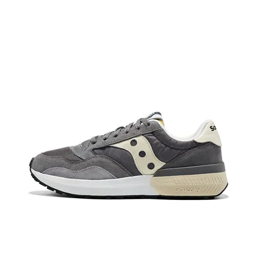 Saucony Jazz Low Топ Беговые кроссовки Унисекс Серый Бежевый