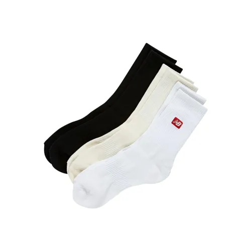 New Balance совместный бренд 33 Пачка Белый+Бежевый+Черный мужские носки MID до икры
