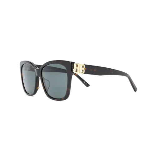 Balenciaga Ацетат Нерегулярная форма Солнцезащитные очки Женские Черный