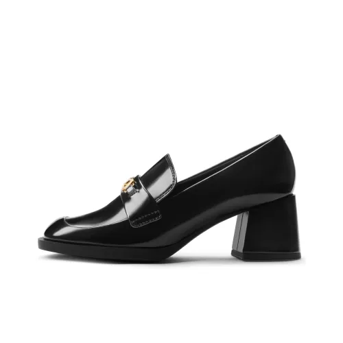 CHARLES KEITH Маленькие ck лоферы 5,9 см 5,9 см Женские Черный Boxed Черный MULTI Композитный цвет Коричневый