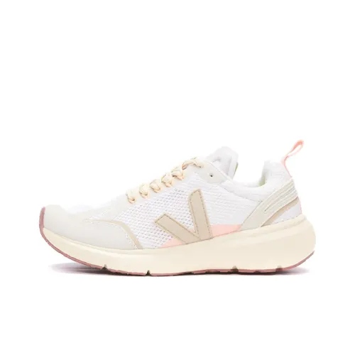 VEJA Low Топ Беговые кроссовки Женские Белые Розовые