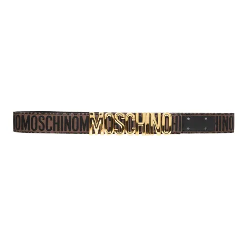 MOSCHINO Кожаные ремни, коричневый, женские